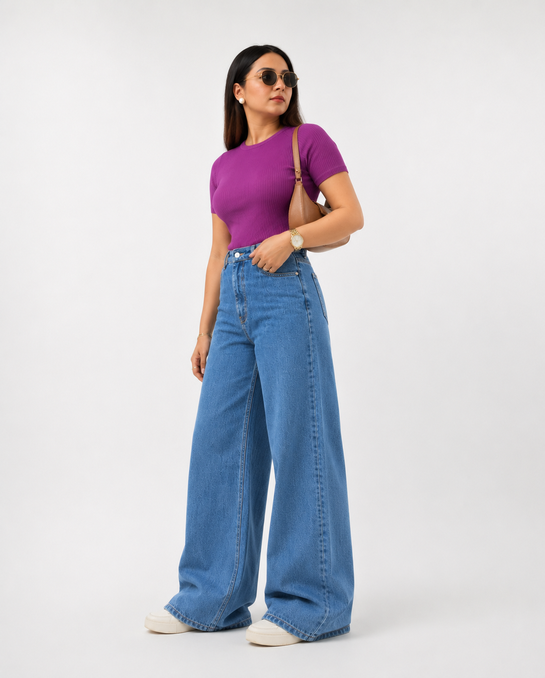 The Canyon | Stone Blue Wide-Leg Jeans