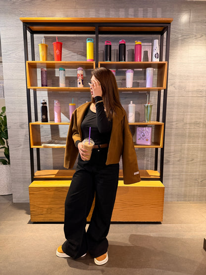 The Main Character | Black Wide-Leg Jeans