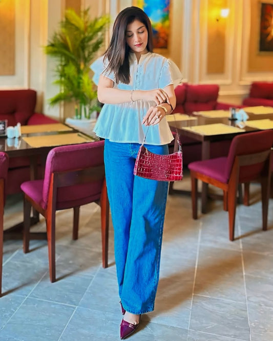 The Canyon | Stone Blue Wide-Leg Jeans