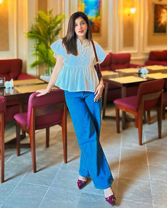 The Canyon | Stone Blue Wide-Leg Jeans