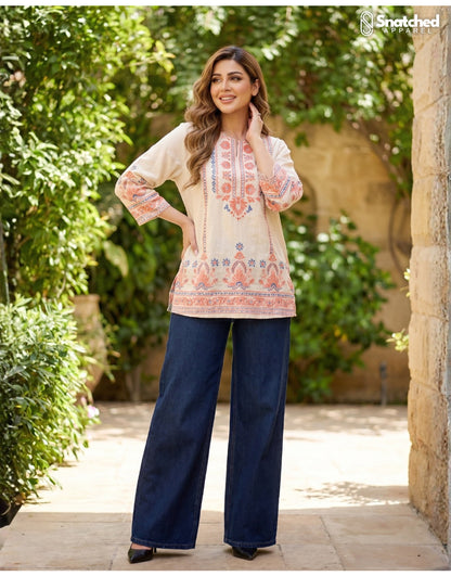 Royal Rebellion | Navy Blue Wide-Leg Jeans